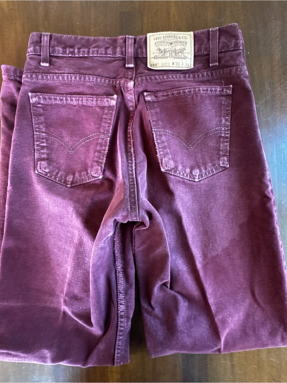 Levi's Men's High-Rise Jeans in Plum